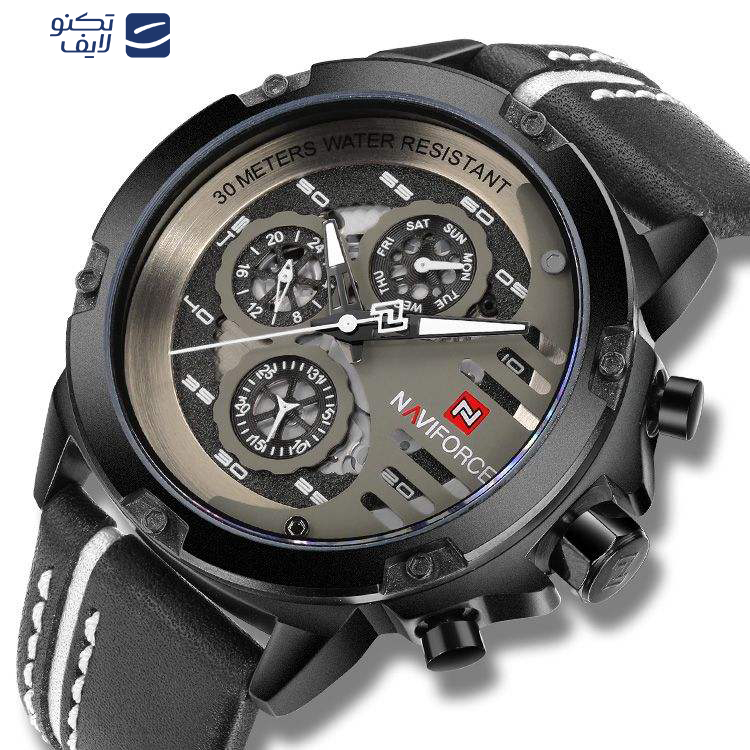 ساعت مچی عقربه ای مردانه نیوی فورس مدل NF9110-P02 ساعت مچی عقربه ای مردانه نیوی فورس مدل NF9110-P02