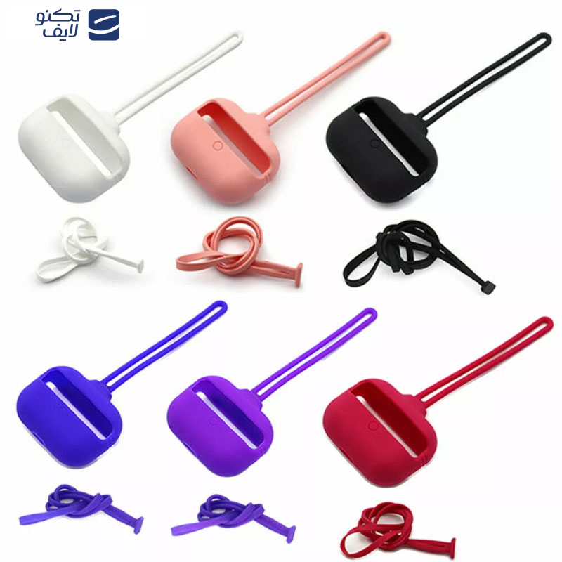 کاور مسیر مدل Silicone case with strap set مناسب برای کیس اپل ایرپاد پرو 2 به همراه بند