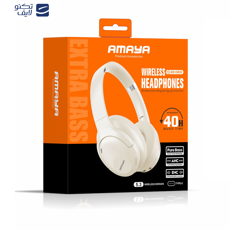 هدفون بلوتوثی  آمایا مدل AEB-H360D