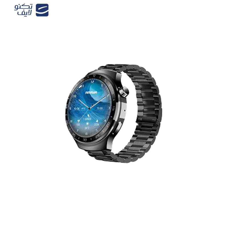 ساعت هوشمند آمایا مدل ASW-01 با قابلیت مکالمه، کنترل موسیقی (Music Player)، صفحه نمایش لمسی، کنترل سطح اکسیژن خون بند استیل ساعت هوشمند آمایا مدل ASW-01 با قابلیت مکالمه، کنترل موسیقی (Music Player)، صفحه نمایش لمسی، کنترل سطح اکسیژن خون بند استیل