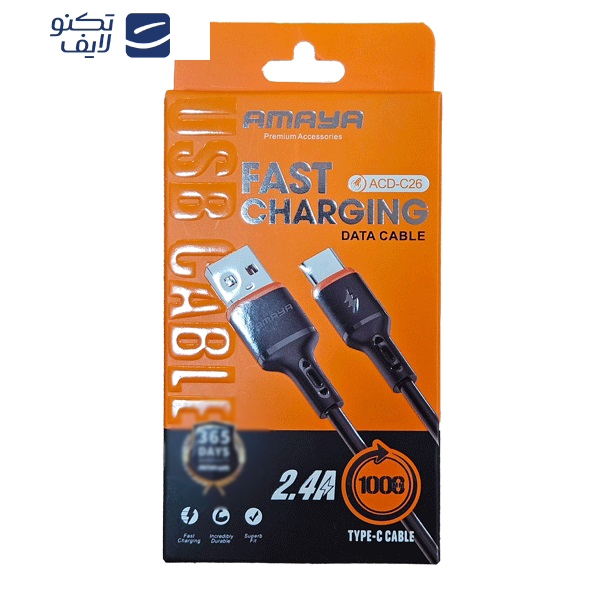 کابل تبدیل  USB به micro USB آمایا مدل ACD-M۲۶ طول 1متر