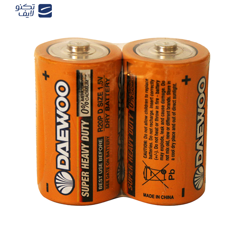 باطری D دوو مدل D-R20 1.5V بسته دو عددی باطری D دوو مدل D-R20 1.5V بسته دو عددی