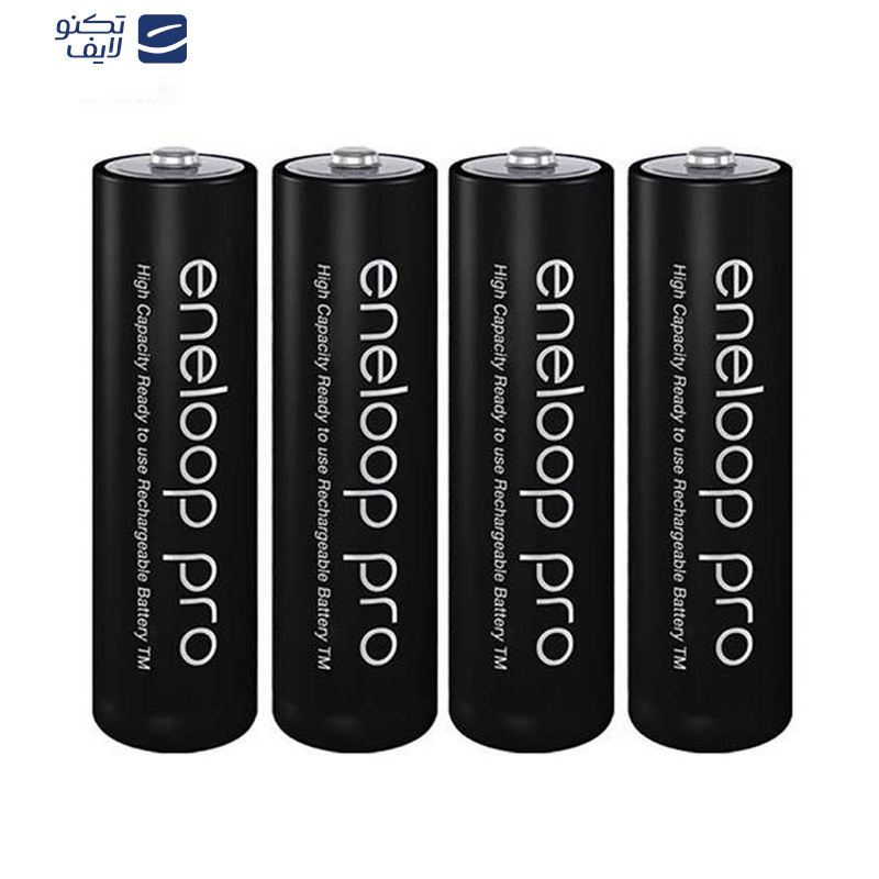 باتری قلمی قابل شارژ پاناسونیک مدل Eneloop Pro BK-3HDE/2BE بسته 4 عددی باتری قلمی قابل شارژ پاناسونیک مدل Eneloop Pro BK-3HDE/2BE بسته 4 عددی