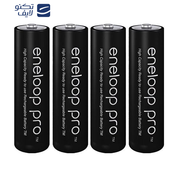 باتری قلمی قابل شارژ پاناسونیک مدل Eneloop Pro BK-3HCDE/2BE بسته 4 عددی باتری قلمی قابل شارژ پاناسونیک مدل Eneloop Pro BK-3HCDE/2BE بسته 4 عددی