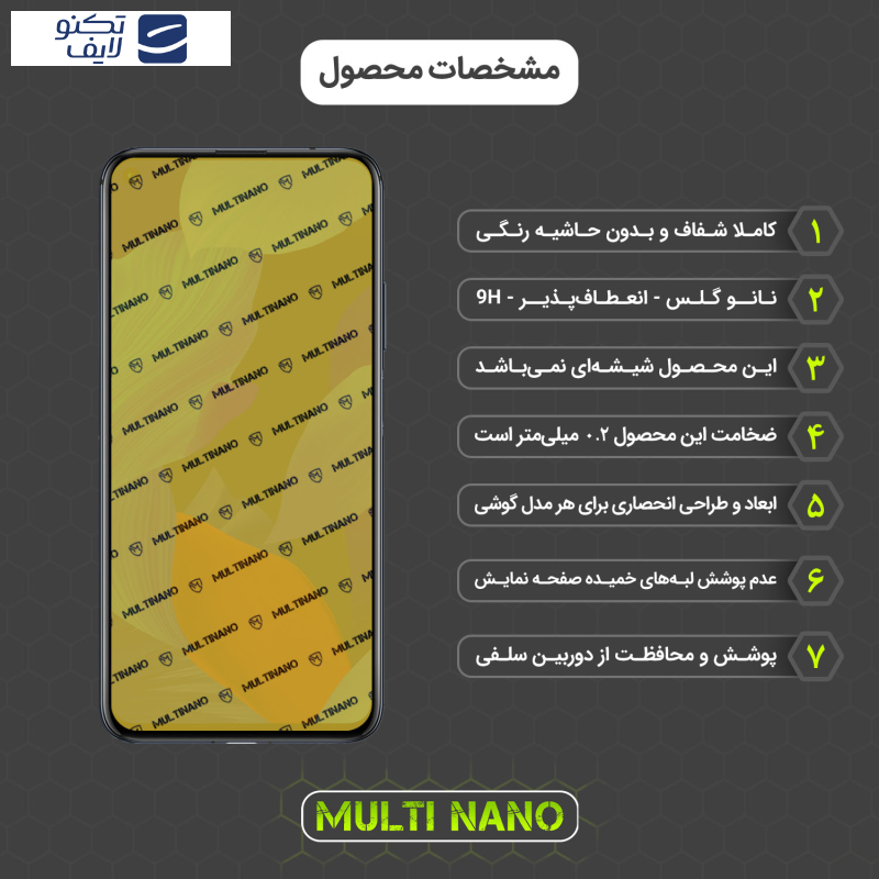 محافظ صفحه نمایش مولتی نانو مدل X-S1N مناسب برای گوشی موبایل هوآوی Nova 5T محافظ صفحه نمایش مولتی نانو مدل X-S1N مناسب برای گوشی موبایل هوآوی Nova 5T