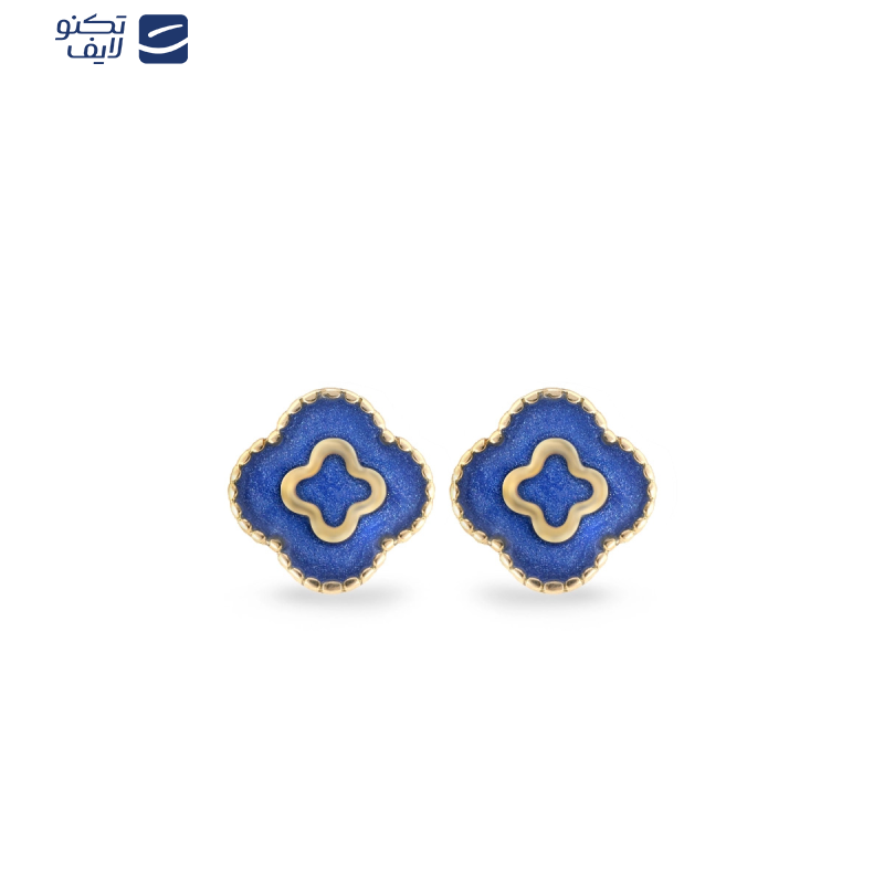 گوشواره طلا 18 عیار زنانه بان گالری مدل ونکلیف گوارسه دوبل گوشواره طلا 18 عیار زنانه بان گالری مدل ونکلیف گوارسه دوبل