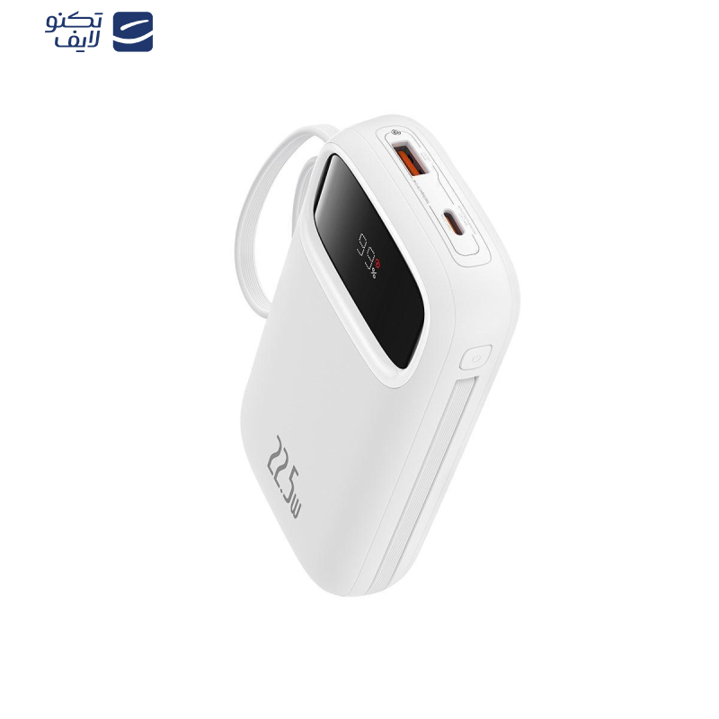 پاوربانک بیسوس مدل 22.5W QPow2 Dual Cable ظرفیت 10000 میلی آمپر ساعت پاوربانک بیسوس مدل 22.5W QPow2 Dual Cable ظرفیت 10000 میلی آمپر ساعت