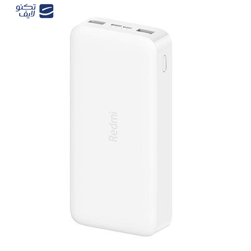 پاوربانک شیائومی مدل Redmi ظرفیت 20000 میلی آمپرساعت به همراه کابل تبدیل microUSB پاوربانک شیائومی مدل Redmi ظرفیت 20000 میلی آمپرساعت به همراه کابل تبدیل microUSB
