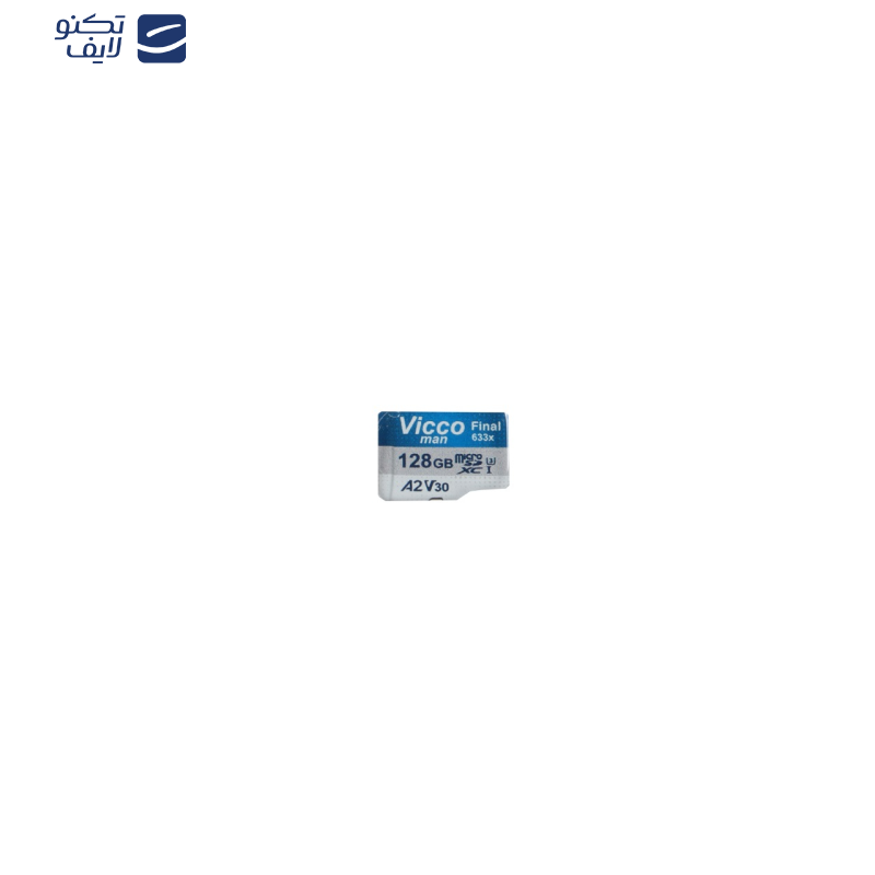 کارت حافظه microSDXC ویکومن مدل Final 633x  کلاس 10 استاندارد UHS-I U3 سرعت 90MBs ظرفیت 128 گیگابایت به همراه آداپتور SD
