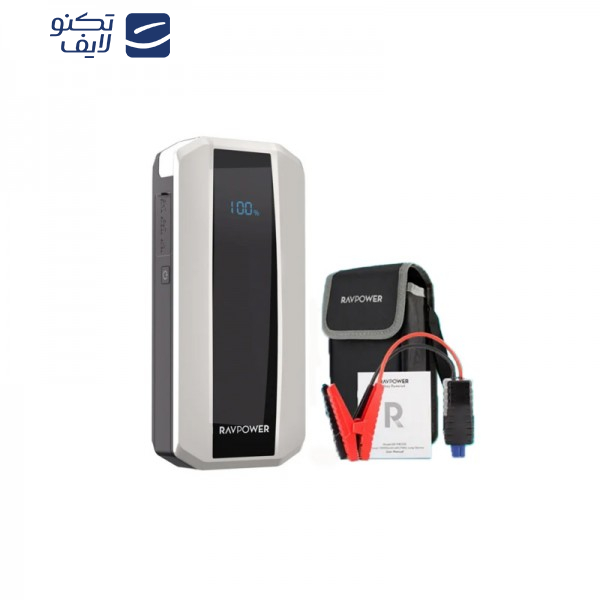 پاوربانک و جامپ استارتر خودرو راو پاور مدل RP-PB1225 ظرفیت 11000 میلی آمپرساعت پاوربانک و جامپ استارتر خودرو راو پاور مدل RP-PB1225 ظرفیت 11000 میلی آمپرساعت