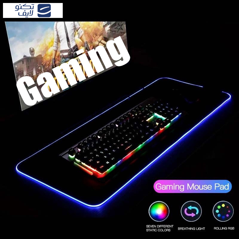 ماوس پد مخصوص بازی مدل RGB-EXTENDED CHROMA ماوس پد مخصوص بازی مدل RGB-EXTENDED CHROMA