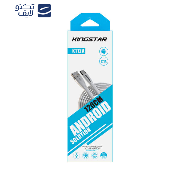 کابل تبدیل USB به MicroUSB کینگ استار مدل K112 A طول 1.2 متر