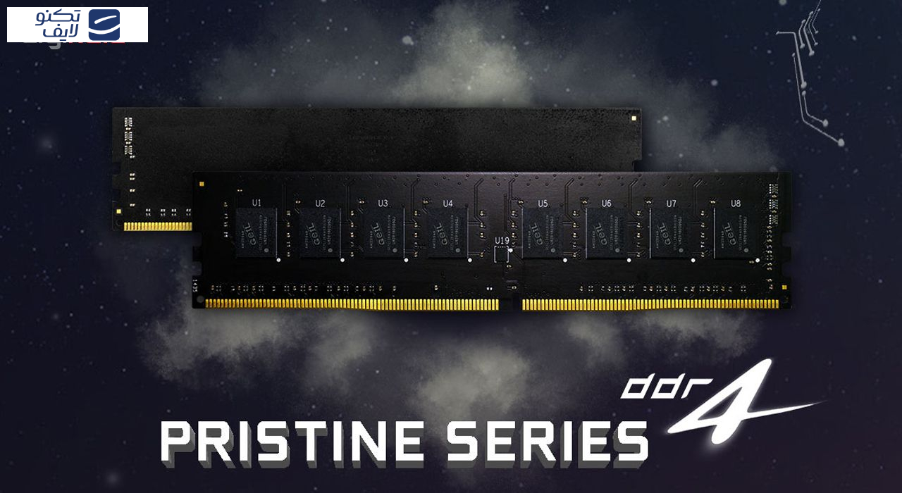 رم دسکتاپ DDR4 تک کاناله 2400 مگاهرتز CL17 گیل مدل Pristine ظرفیت 8 گیگابایت رم دسکتاپ DDR4 تک کاناله 2400 مگاهرتز CL17 گیل مدل Pristine ظرفیت 8 گیگابایت