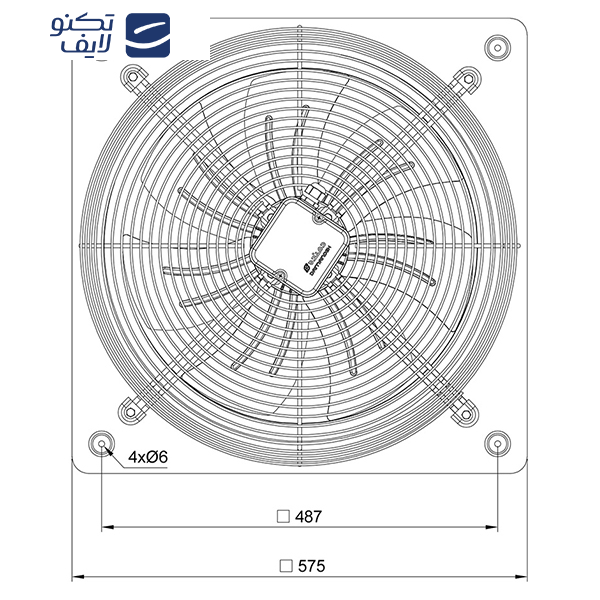 هواکش دمنده مدل VIK-45A6S-L هواکش دمنده مدل VIK-45A6S-L