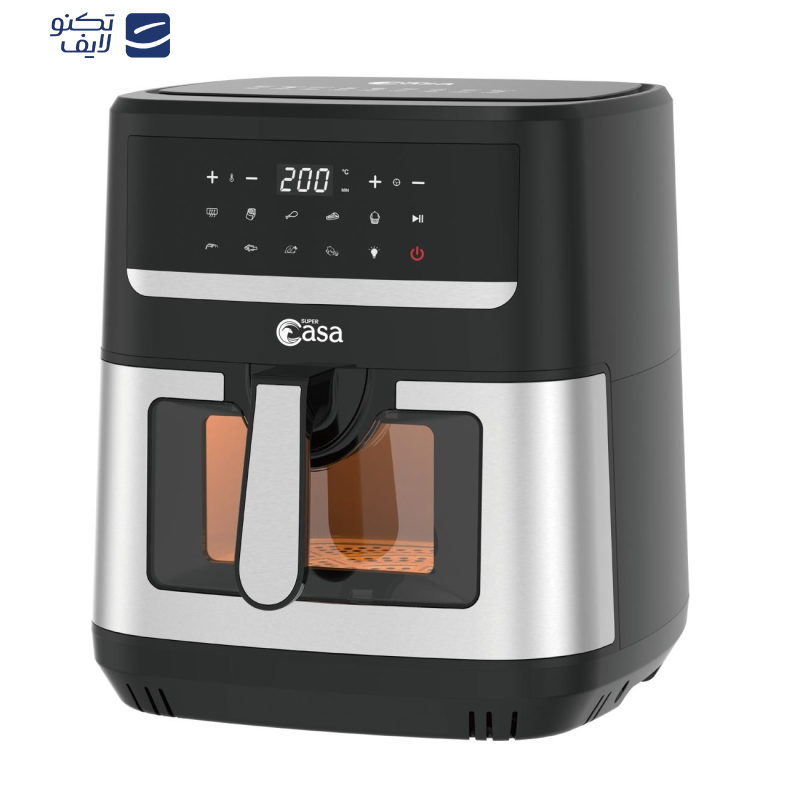 سرخ کن بدون روغن سوپر کاسا مدل دو المنته CA-8591
