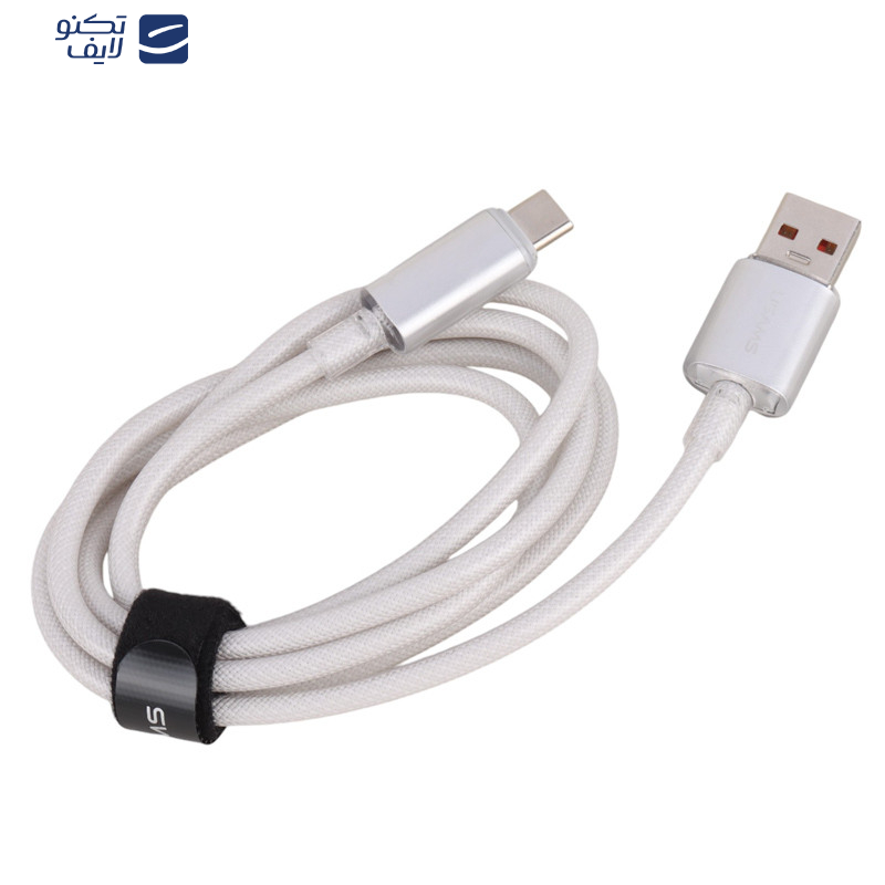 کابل تبدیل USB به USB-C یوسمز مدل SJ658 طول 1.2متر کابل تبدیل USB به USB-C یوسمز مدل SJ658 طول 1.2متر