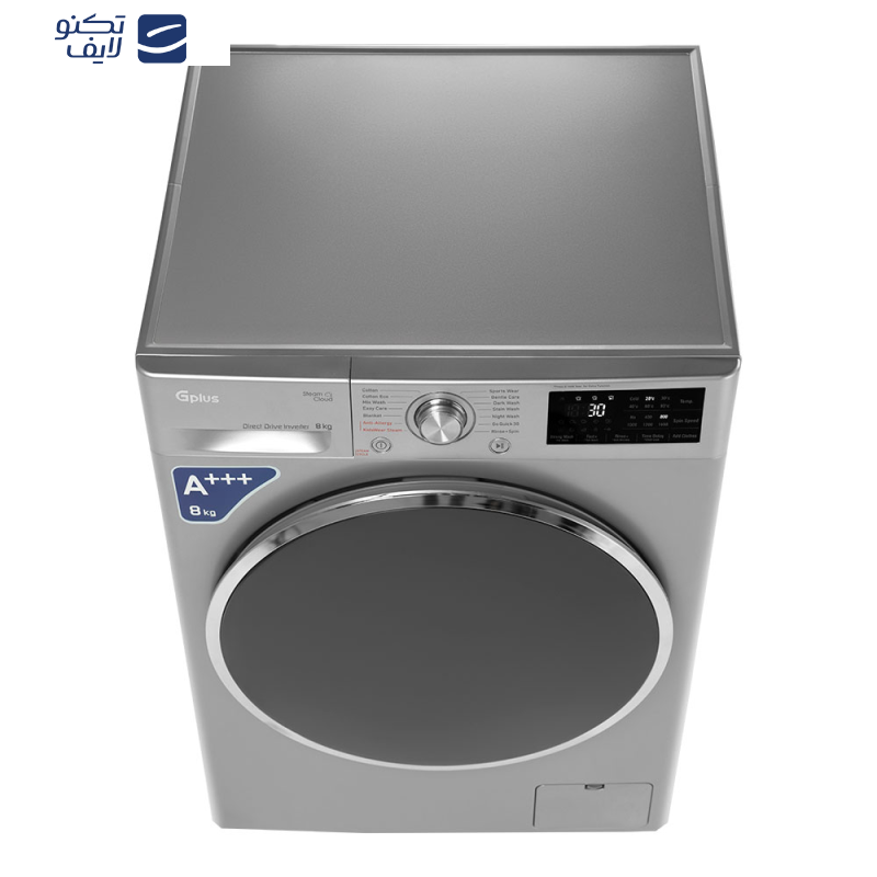 ماشین لباسشویی جی پلاس مدل GWM-P880S ظرفیت 8 کیلوگرم ماشین لباسشویی جی پلاس مدل GWM-P880S ظرفیت 8 کیلوگرم