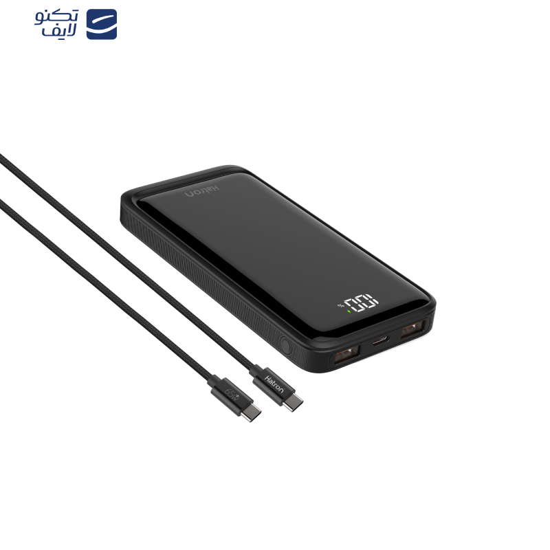 پاوربانک هترون مدل HPB1055G با ظرفیت 10000میلی آمپر ساعت پاوربانک هترون مدل HPB1055G با ظرفیت 10000میلی آمپر ساعت