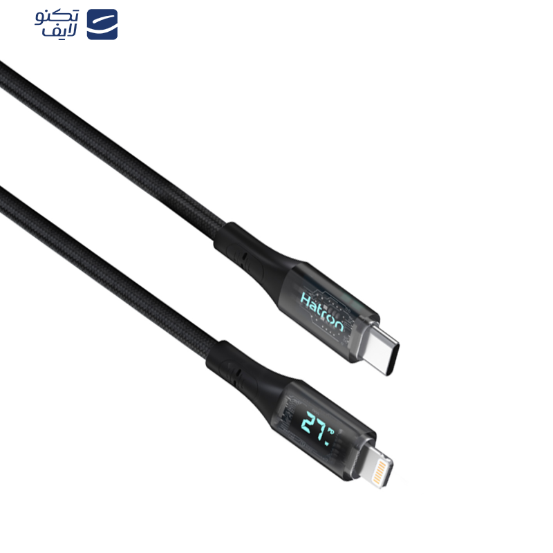 کابل تبدیل USB-C هترون مدل HC612DB طول 1 متر کابل تبدیل USB-C هترون مدل HC612DB طول 1 متر