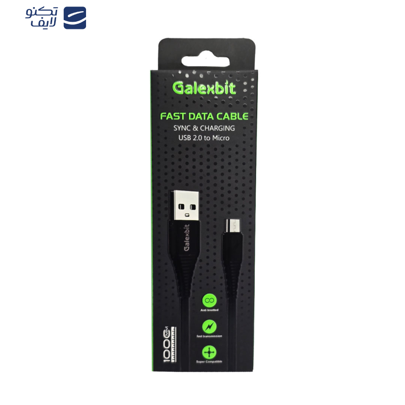 کابل تبدیل USB به microUSB گلکسبیت مدل CG color طول 1 متر کابل تبدیل USB به microUSB گلکسبیت مدل CG color طول 1 متر