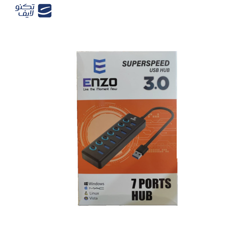 هاب 7 پورت انزو مدل UH-70A