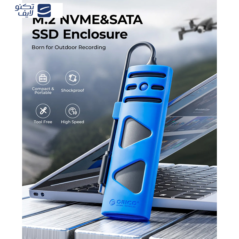 باکس M.2 NVMe/SATA اوریکو مدل ORT1M2-G2 باکس M.2 NVMe/SATA اوریکو مدل ORT1M2-G2