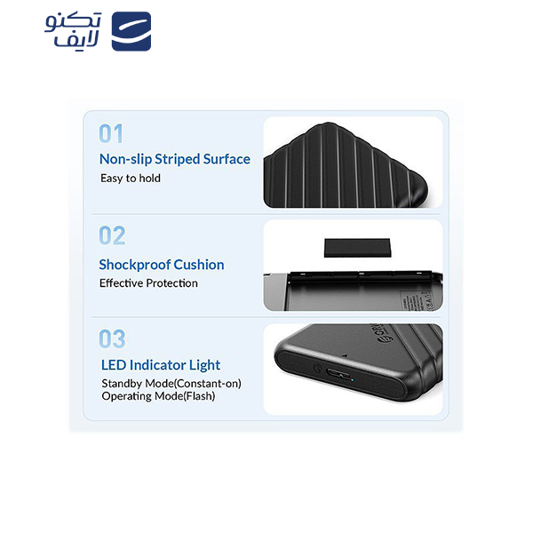قاب هارد اکسترنال اوریکو مدل 25PW1-C3 قاب هارد اکسترنال اوریکو مدل 25PW1-C3