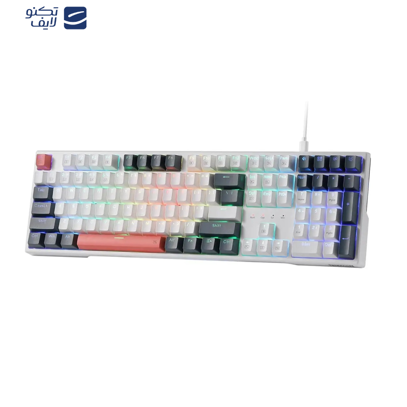 کیبورد گیمینگ ردراگون مدل Trundle K668 WBO
