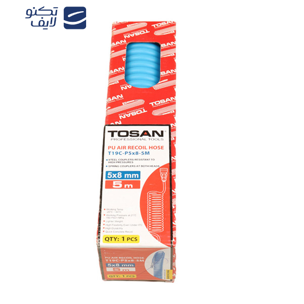 شلنگ فنری توسن مدل 5-8 طول 10 متر