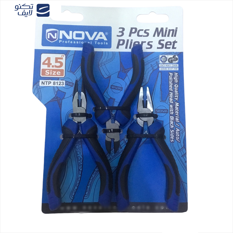 انبر دست و دم باریک و سیم چین نووا کد NTP 8123 سایز 4.5 اینچ انبر دست و دم باریک و سیم چین نووا کد NTP 8123 سایز 4.5 اینچ