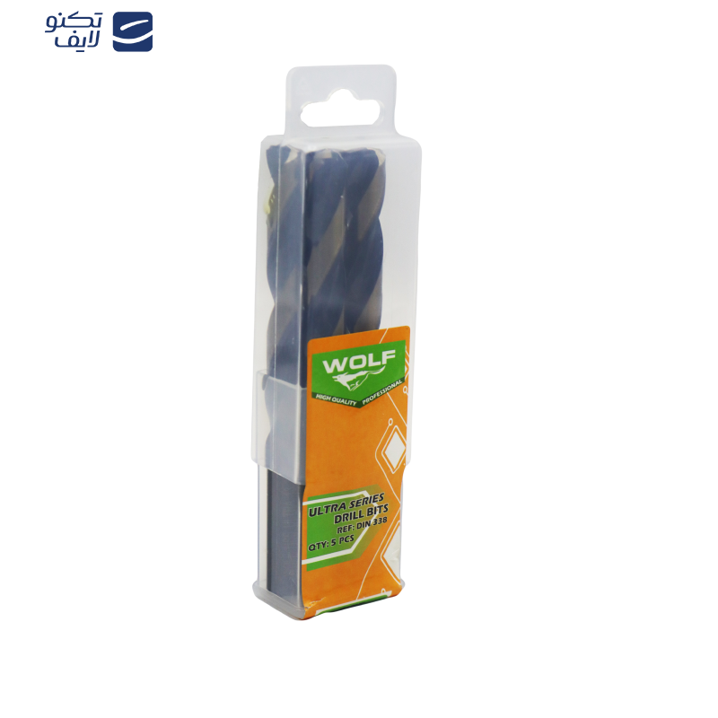 مته آهن ولف مدل اولترا کد YP-013MM سایز 13 میلی متر مجموعه 5 عددی مته آهن ولف مدل اولترا کد YP-013MM سایز 13 میلی متر مجموعه 5 عددی