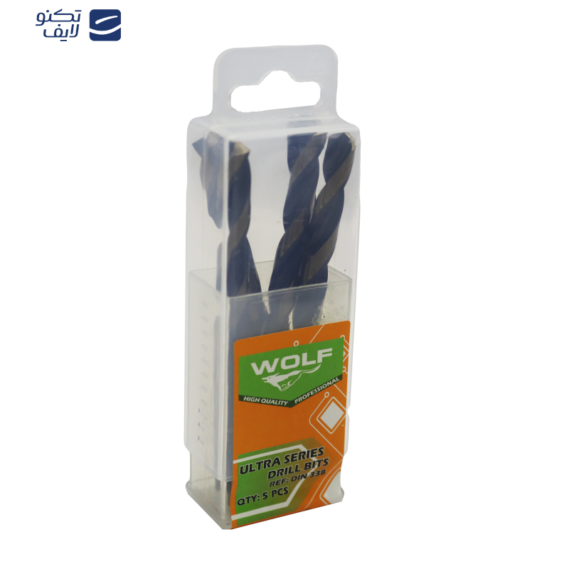 مته آهن ولف مدل اولترا کد YP-09MM سایز 9 میلی متر مجموعه 5 عددی مته آهن ولف مدل اولترا کد YP-09MM سایز 9 میلی متر مجموعه 5 عددی
