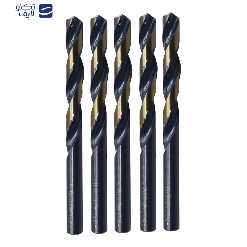 مته آهن ولف مدل اولترا کد YP-011MM سایز 11 میلی متر مجموعه 5 عددی مته آهن ولف مدل اولترا کد YP-011MM سایز 11 میلی متر مجموعه 5 عددی
