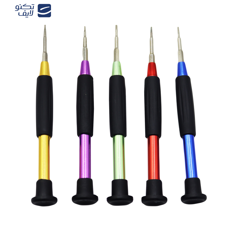 پیچ گوشتی موبایلی بلیکی مدل ستاره ای کد YP-05 مجموعه 5 عددی  