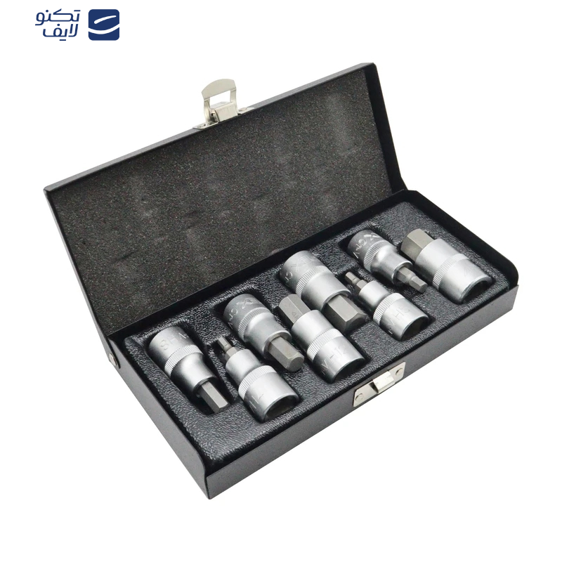 آچار بکس اپکس مدل AJ-APX-6018-1\2 INCH مجموعه 8عددی آچار بکس اپکس مدل AJ-APX-6018-1\2 INCH مجموعه 8عددی