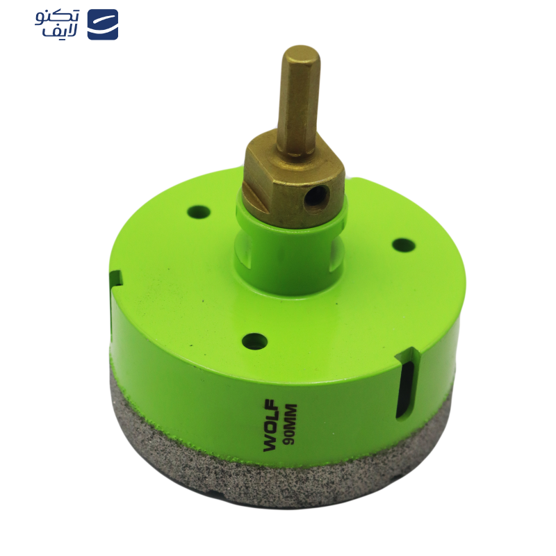 گردبر فرزی سنگ و سرامیک ولف مدل YP-090 به همراه رابط تبدیل به دریل سایز90 میلی متر 