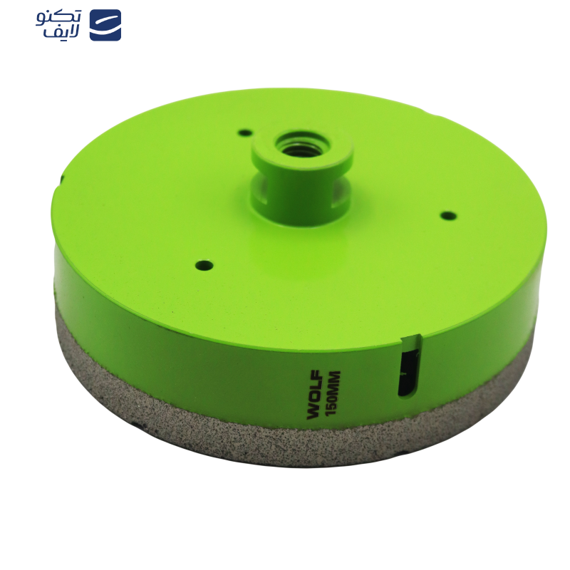گردبر فرزی سنگ و سرامیک ولف مدل YP-0150 به همراه رابط تبدیل به دریل سایز 150 میلی متر 