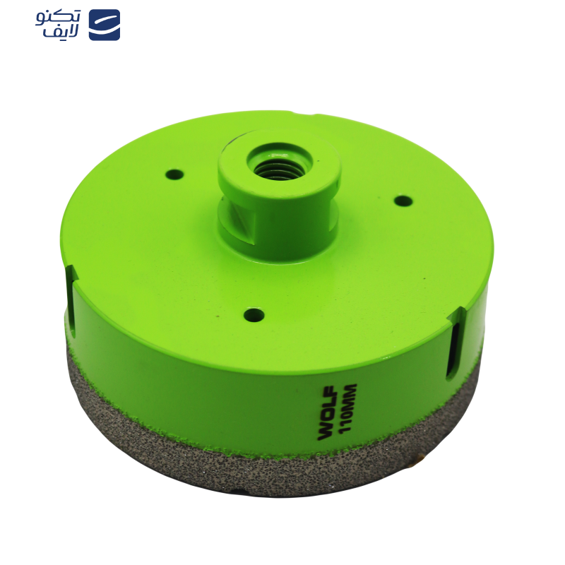 گردبر فرزی سنگ و سرامیک ولف مدل YP-0110 به همراه رابط تبدیل به دریل سایز 110 میلی متر 