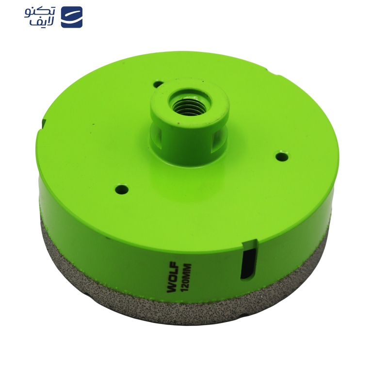 گردبر فرزی سنگ و سرامیک ولف مدل YP-0120  به همراه رابط تبدیل به دریل سایز 120 میلی متر 