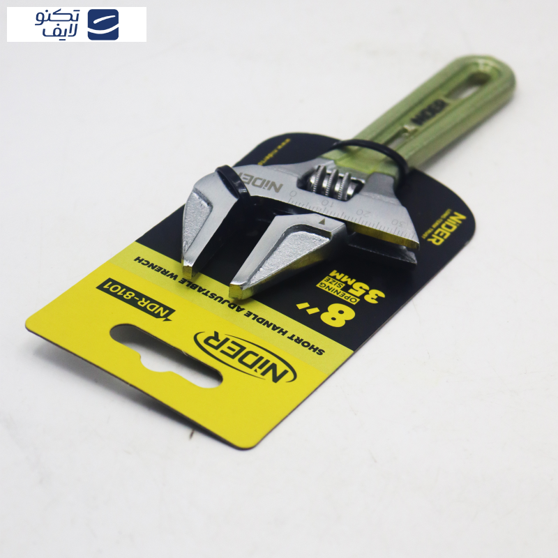 آچار فرانسه نیدر مدل YP-NDR-8101-35MM/14CM سایز 8 اینچ آچار فرانسه نیدر مدل YP-NDR-8101-35MM/14CM سایز 8 اینچ