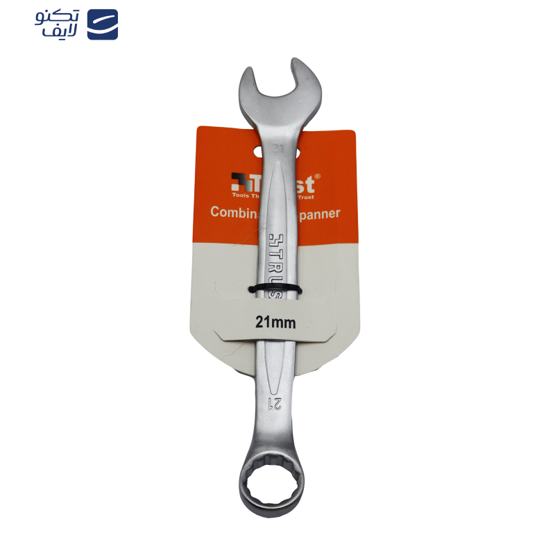 آچار یکسر تخت و یکسر رینگی تراست مدل YP-021 سایز 21 میلی متر آچار یکسر تخت و یکسر رینگی تراست مدل YP-021 سایز 21 میلی متر