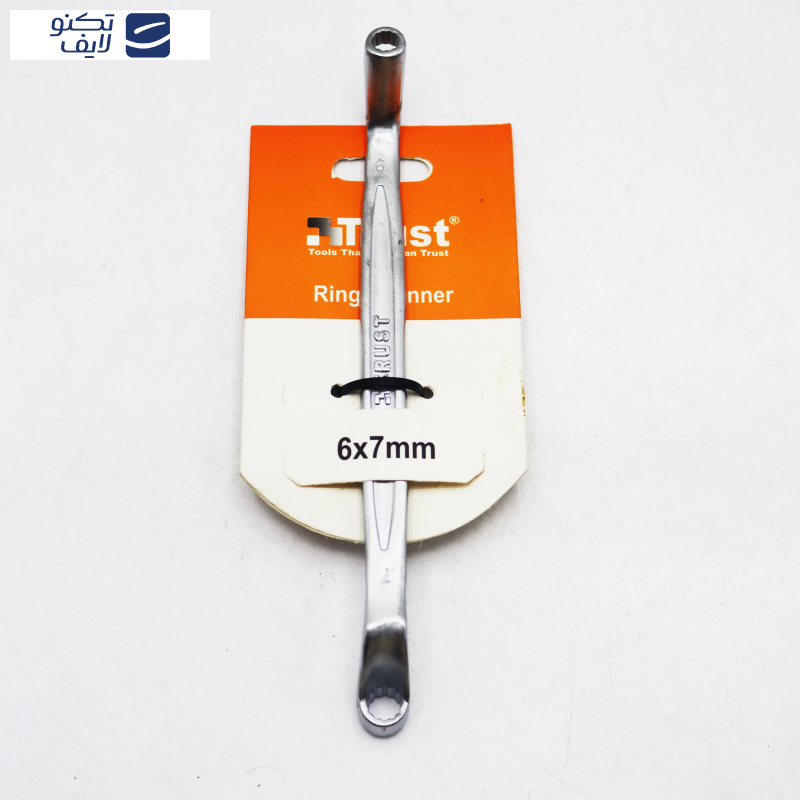 آچار دو سر رینگی تراست مدل YP-67  سایز 6-7 میلی متر