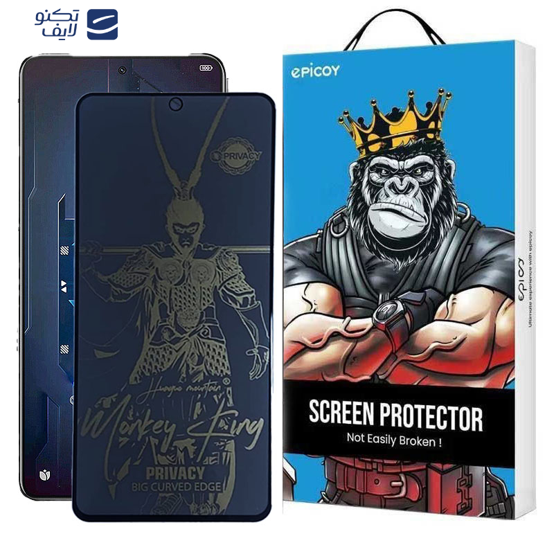 محافظ صفحه نمایش اپیکوی مدل wukong privacy مناسب برای گوشی موبایل شیائومی Black Shark 5 Pro / 5 / 4 Pro / 4 / 3s / 3 محافظ صفحه نمایش اپیکوی مدل wukong privacy مناسب برای گوشی موبایل شیائومی Black Shark 5 Pro / 5 / 4 Pro / 4 / 3s / 3