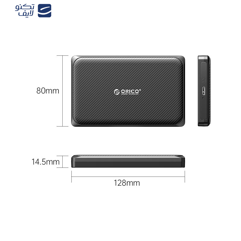 قاب هارددیسک اکسترنال 2.5 اینچی اوریکو مدل 2189U3-V1 قاب هارددیسک اکسترنال 2.5 اینچی اوریکو مدل 2189U3-V1