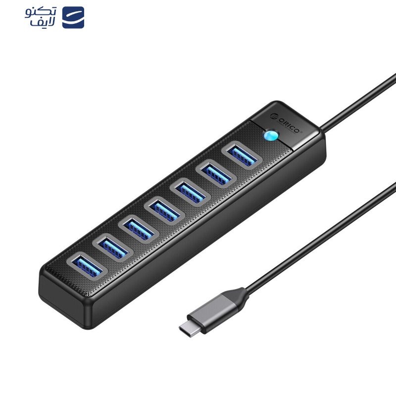 هاب 7 پورت USB-C اوریکو مدل PW7U-C3-05