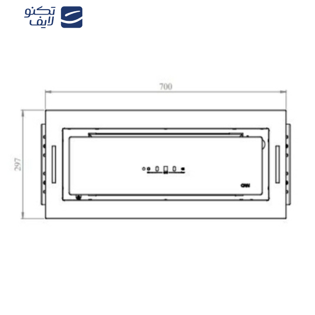 هود مخفی کن مدل آرتیما 15 سایز ۷۰
