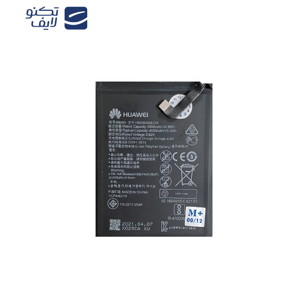 باتری موبایل مدل HB436486ECW ظرفیت 4000 میلی آمپر ساعت مناسب برای گوشی موبایل هوآوی Mate 10