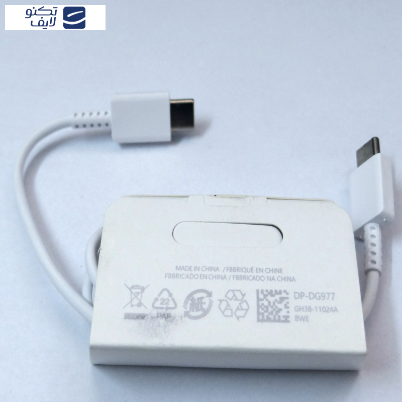 کابل تبدیل USB-C به USB-C مدل EP-DG977 طول 1 متر کابل تبدیل USB-C به USB-C مدل EP-DG977 طول 1 متر