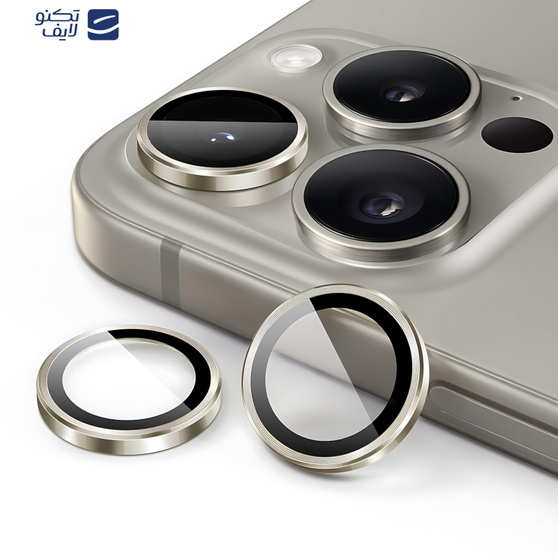 محافظ لنز دوربین چلیپا مدل Sapphire مناسب برای گوشی موبایل اپل iPhone 16 Pro / 16 Pro Max