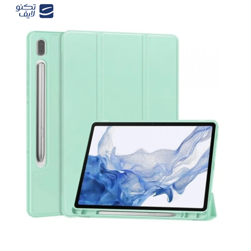 کیف کلاسوری زیفرند مدل Smart Leather مناسب برای تبلت سامسونگ Galaxy Tab S10